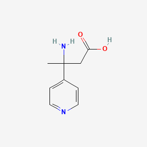 3-Amino-3-(pyridin-4-yl)butanoic acid