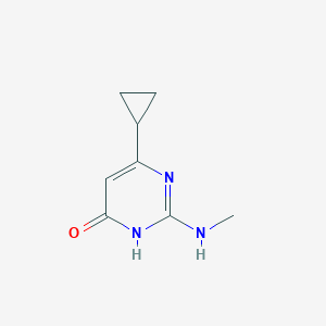 6-Cyclopropyl-2-(methylamino)-3,4-dihydropyrimidin-4-one