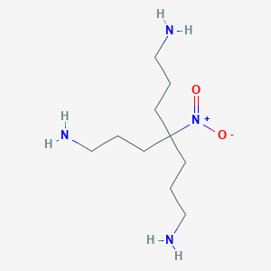 molecular formula C10H24N4O2 B132862 4-(3-氨基丙基)-4-硝基庚烷-1,7-二胺 CAS No. 155021-55-9