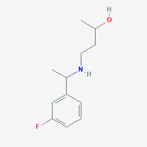 4-{[1-(3-Fluorophenyl)ethyl]amino}butan-2-ol