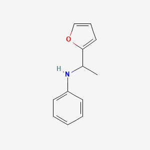 N-[1-(furan-2-yl)ethyl]aniline