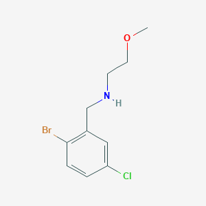 [(2-Bromo-5-chlorophenyl)methyl](2-methoxyethyl)amine