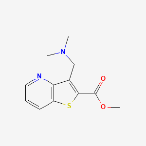 Methyl 3-[(dimethylamino)methyl]thieno[3,2-b]pyridine-2-carboxylate