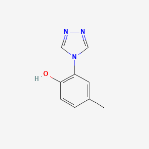 4-Methyl-2-(4H-1,2,4-triazol-4-yl)phenol