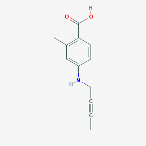 4-[(But-2-yn-1-yl)amino]-2-methylbenzoic acid