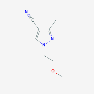 1-(2-Methoxyethyl)-3-methyl-1H-pyrazole-4-carbonitrile