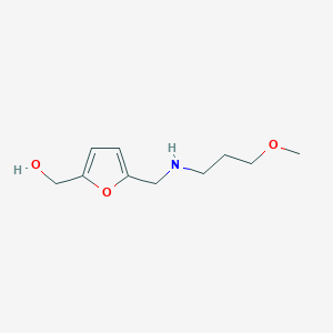 (5-{[(3-Methoxypropyl)amino]methyl}furan-2-yl)methanol