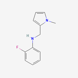 2-Fluoro-N-[(1-methyl-1H-pyrrol-2-yl)methyl]aniline