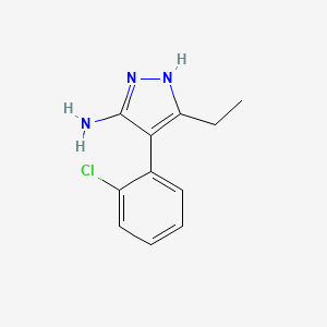 4-(2-chlorophenyl)-5-ethyl-1H-pyrazol-3-amine