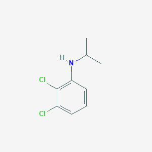 molecular formula C9H11Cl2N B13286389 2,3-dichloro-N-isopropylaniline 