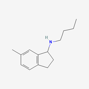 N-Butyl-6-methyl-2,3-dihydro-1H-inden-1-amine