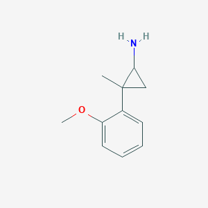 2-(2-Methoxyphenyl)-2-methylcyclopropan-1-amine