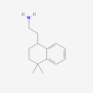 2-(4,4-Dimethyl-1,2,3,4-tetrahydronaphthalen-1-yl)ethan-1-amine