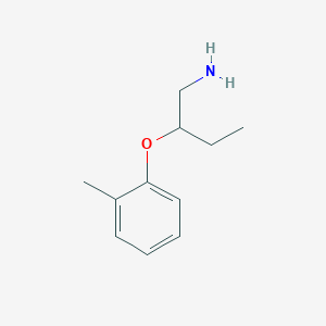 2-(O-tolyloxy)butan-1-amine