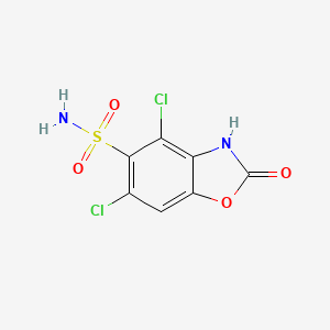 4,6-Dichloro-2-oxo-2,3-dihydro-1,3-benzoxazole-5-sulfonamide