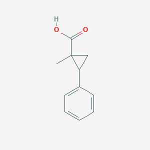 1-Methyl-2-phenylcyclopropanecarboxylic acid