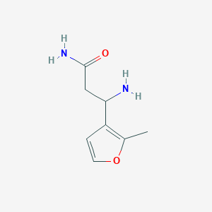 3-Amino-3-(2-methylfuran-3-yl)propanamide