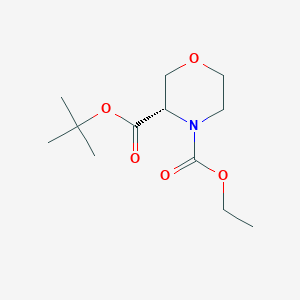 (S)-Tert-Butyl ethyl morpholine-3,4-dicarboxylate