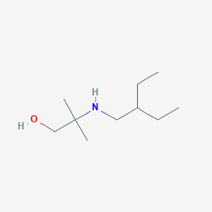 2-[(2-Ethylbutyl)amino]-2-methylpropan-1-ol