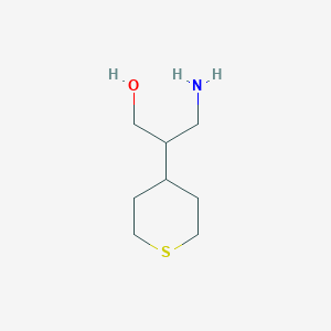 3-Amino-2-(thian-4-yl)propan-1-ol