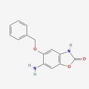 6-Amino-5-(benzyloxy)-2,3-dihydro-1,3-benzoxazol-2-one