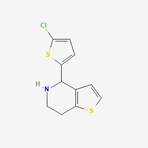 4-(5-Chlorothiophen-2-yl)-4,5,6,7-tetrahydrothieno[3,2-c]pyridine