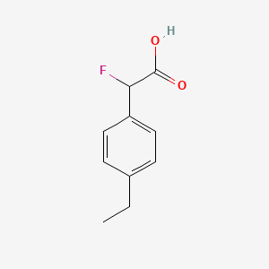 2-(4-Ethylphenyl)-2-fluoroacetic acid