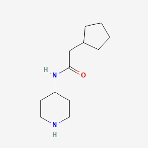 2-Cyclopentyl-N-(piperidin-4-YL)acetamide