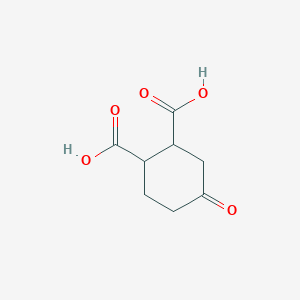 molecular formula C8H10O5 B13286679 4-Oxocyclohexane-1,2-dicarboxylic acid CAS No. 90954-18-0