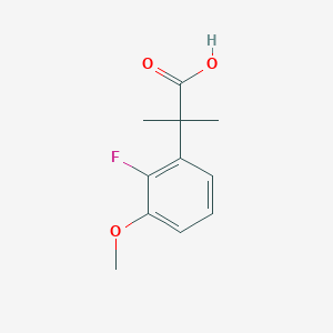 2-(2-Fluoro-3-methoxyphenyl)-2-methylpropanoic acid