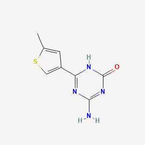 4-Amino-6-(5-methylthiophen-3-yl)-2,5-dihydro-1,3,5-triazin-2-one