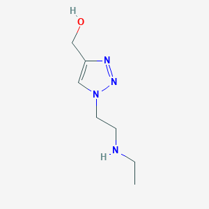 {1-[2-(ethylamino)ethyl]-1H-1,2,3-triazol-4-yl}methanol