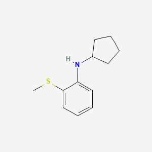 N-cyclopentyl-2-(methylsulfanyl)aniline