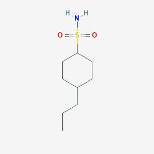 4-Propylcyclohexane-1-sulfonamide