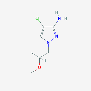 4-chloro-1-(2-methoxypropyl)-1H-pyrazol-3-amine