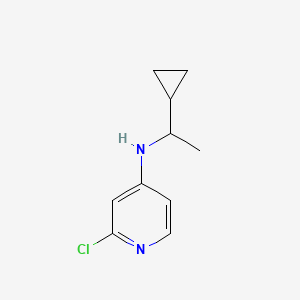 2-chloro-N-(1-cyclopropylethyl)pyridin-4-amine