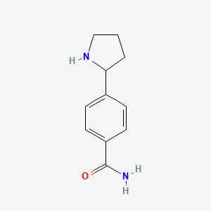 4-(Pyrrolidin-2-yl)benzamide