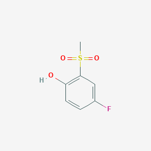 B1328680 4-Fluoro-2-(methylsulfonyl)phenol CAS No. 1000339-69-4