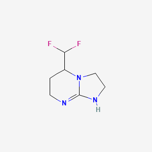 5-(Difluoromethyl)-2H,3H,5H,6H,7H,8H-imidazo[1,2-a]pyrimidine