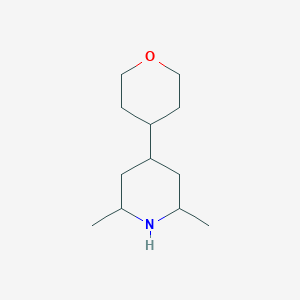 2,6-Dimethyl-4-(oxan-4-yl)piperidine