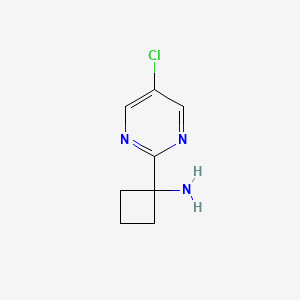 1-(5-Chloropyrimidin-2-yl)cyclobutan-1-amine