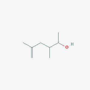 molecular formula C8H16O B13286893 3,5-Dimethylhex-5-en-2-ol 