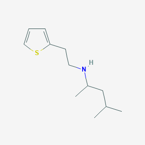 (4-Methylpentan-2-YL)[2-(thiophen-2-YL)ethyl]amine