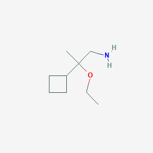 2-Cyclobutyl-2-ethoxypropan-1-amine