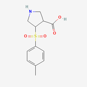 4-(4-Methylbenzenesulfonyl)pyrrolidine-3-carboxylic acid