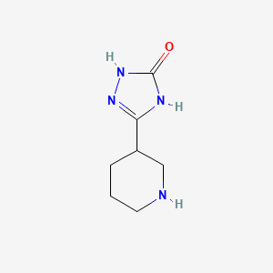 3-(piperidin-3-yl)-4,5-dihydro-1H-1,2,4-triazol-5-one