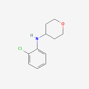 N-(2-chlorophenyl)oxan-4-amine