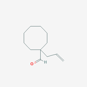 1-(Prop-2-EN-1-YL)cyclooctane-1-carbaldehyde