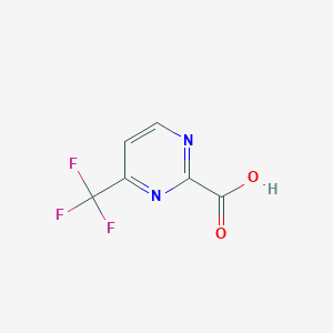 molecular formula C6H3F3N2O2 B1328704 4-(Trifluoromethyl)pyrimidine-2-carboxylic acid CAS No. 1000931-46-3