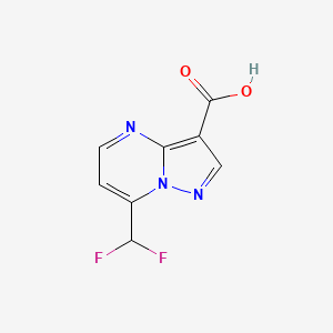 7-(Difluoromethyl)pyrazolo[1,5-a]pyrimidine-3-carboxylic acid